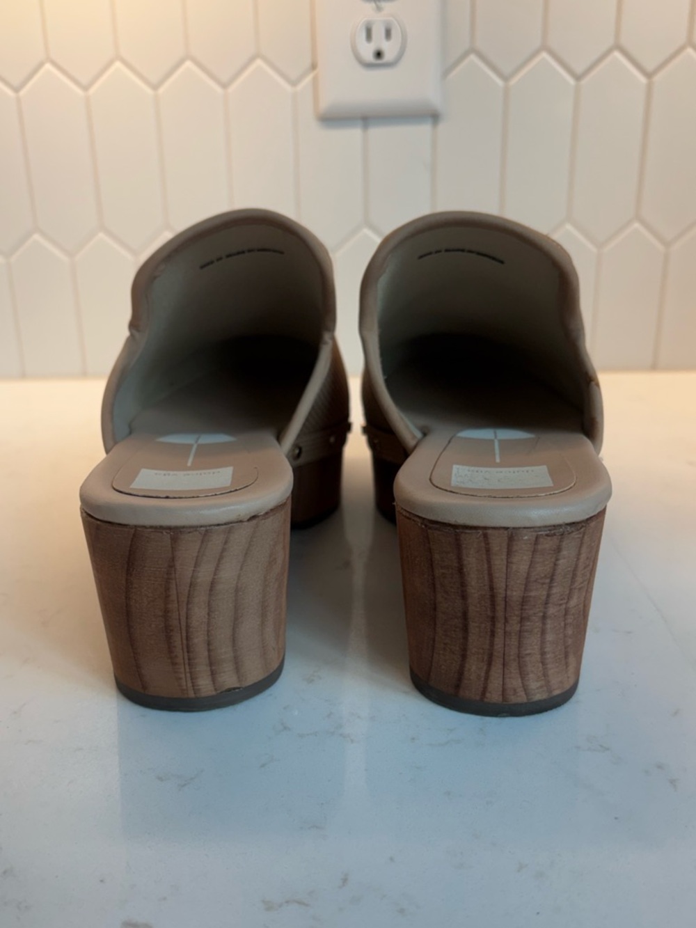 EUC Dolce Vita Closen Clogs. Camel Nubuck Suede. Size 10. Retail price $148. - Picture 6 of 10